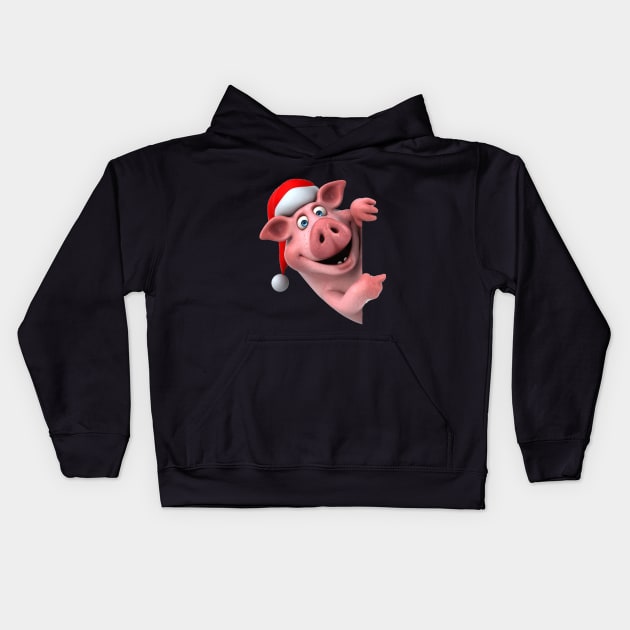 Pig new year funny t shirt popular sweet t shirt Kids Hoodie by milica.brdar77@gmail.com